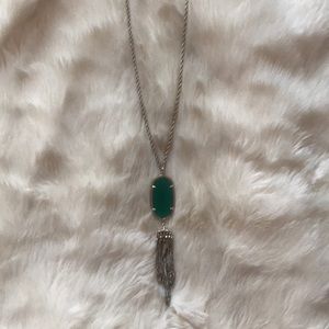 Kendra Scott necklace in green